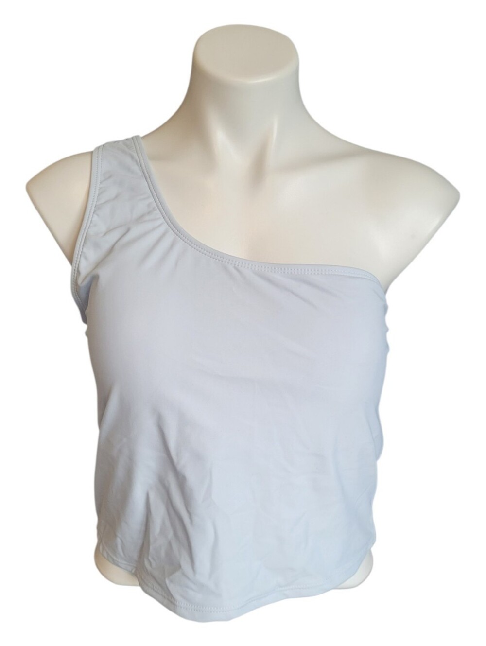 NWT Coral Reef Swim Womens Large Blue One Shoulder Swim Top